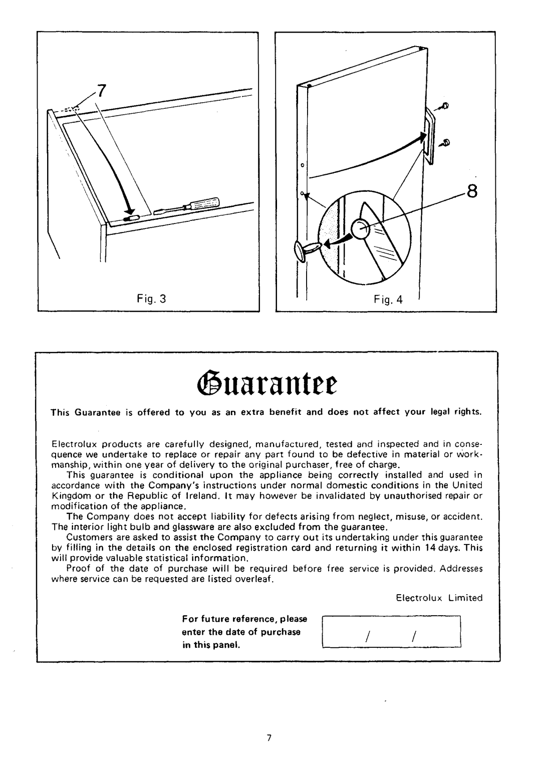 Electrolux RP1013 manual 