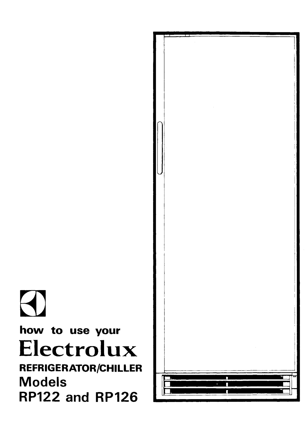 Electrolux RP126, RP122 manual 