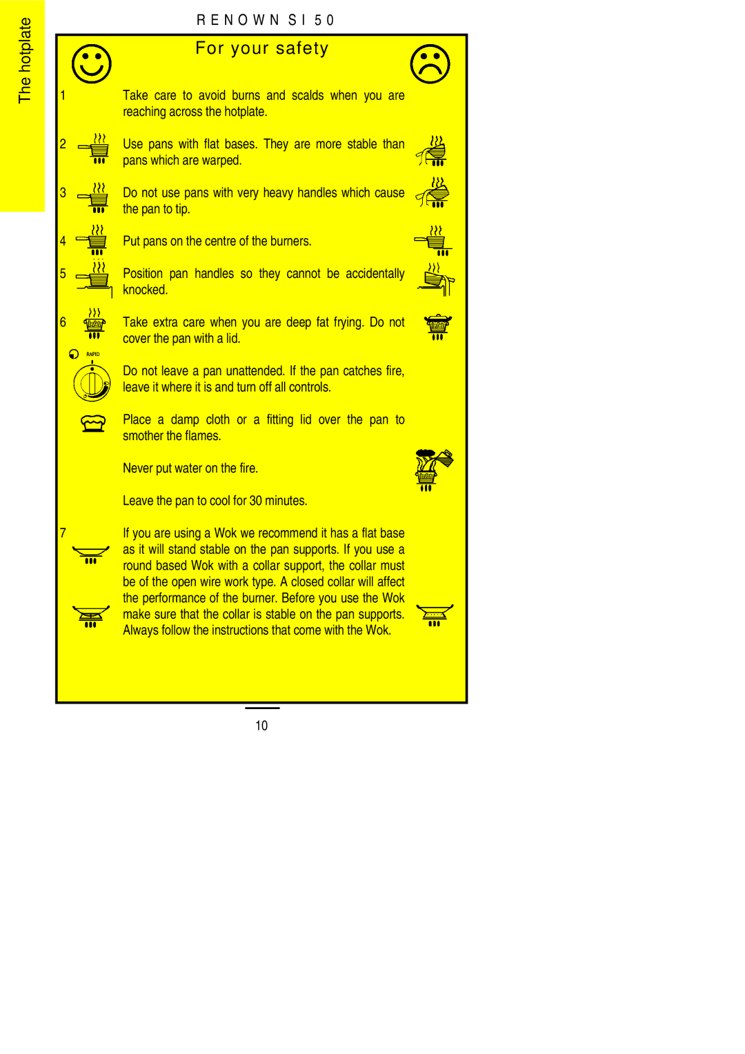 Electrolux S 50 installation instructions For your safety 