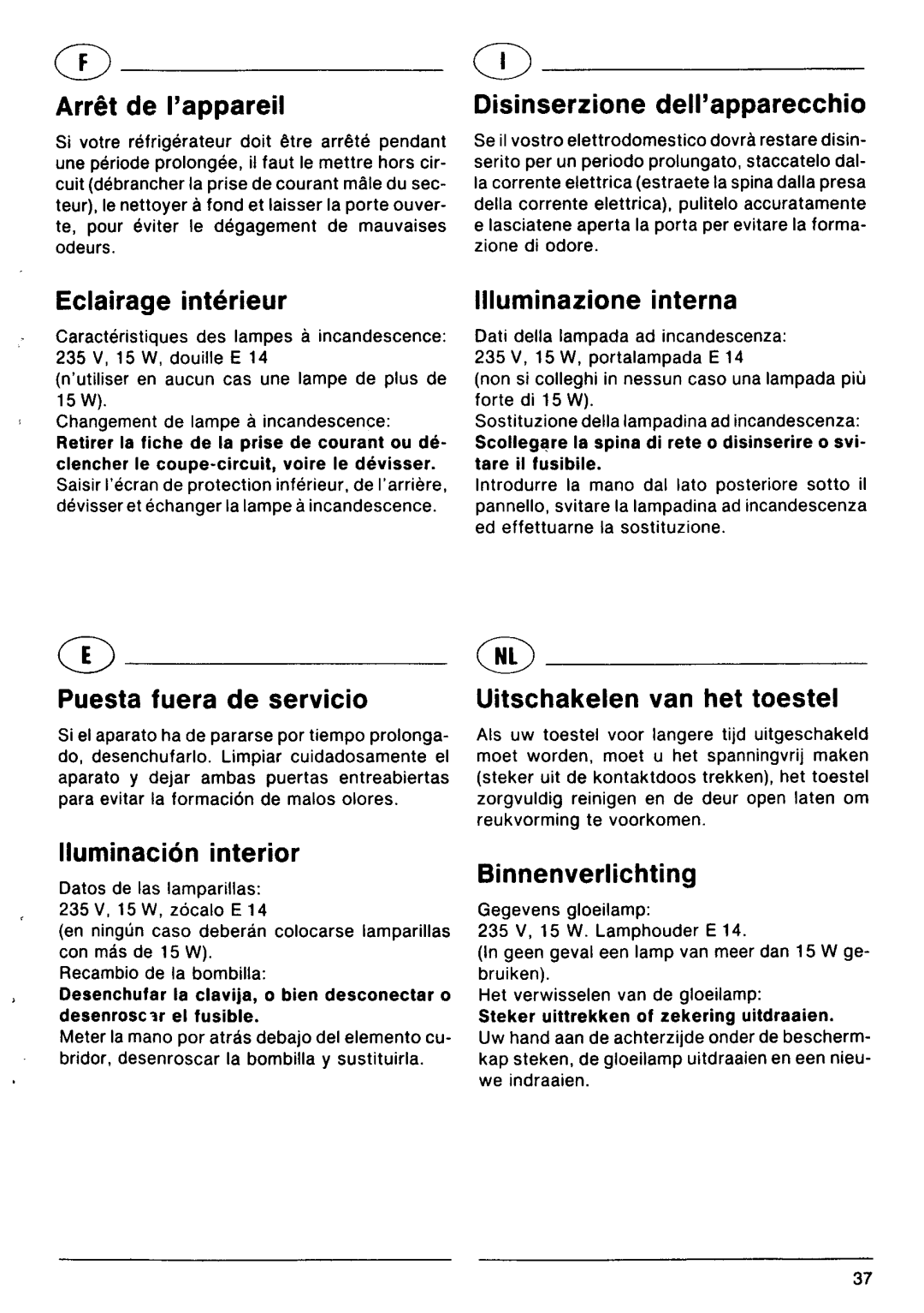 Electrolux Santo 1600iu, Santo 1604iu manual 