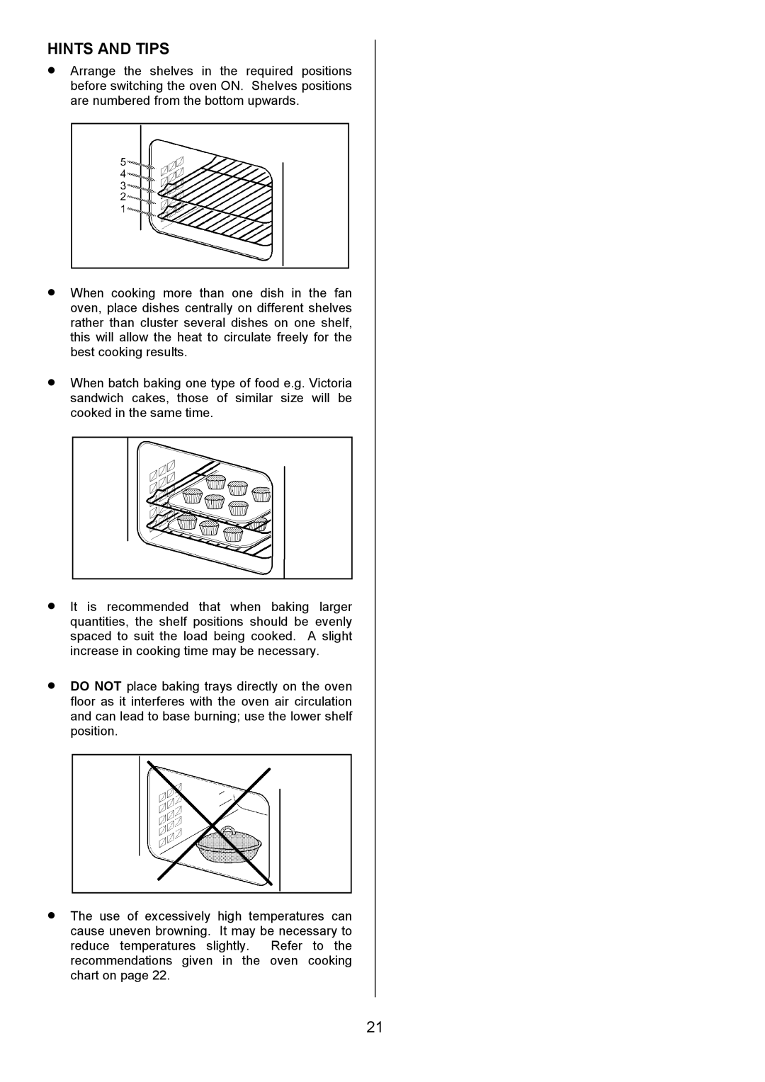 Electrolux SIE340 installation instructions Hints and Tips 