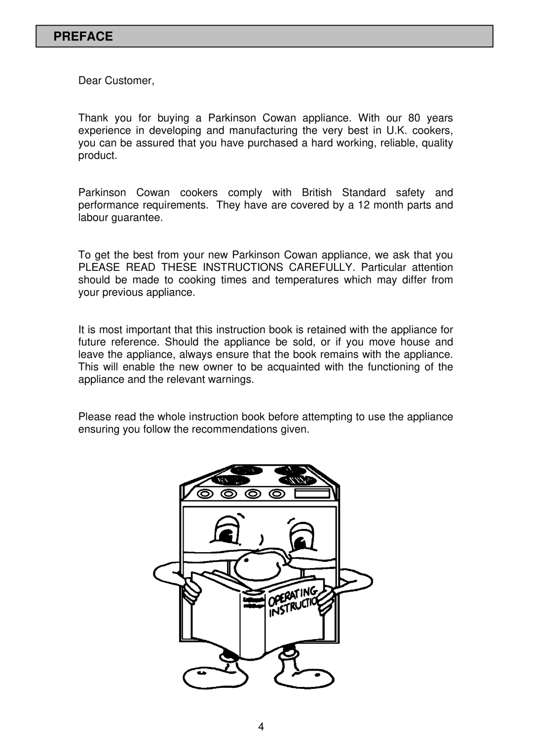 Electrolux SIM 533 installation instructions Preface 