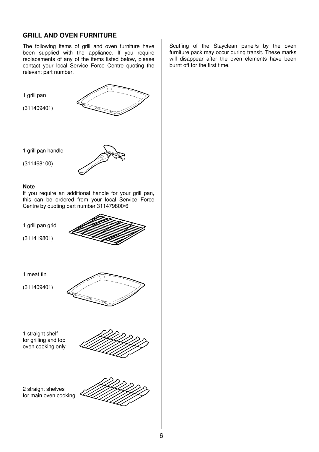 Electrolux SIM 533 installation instructions Grill and Oven Furniture 