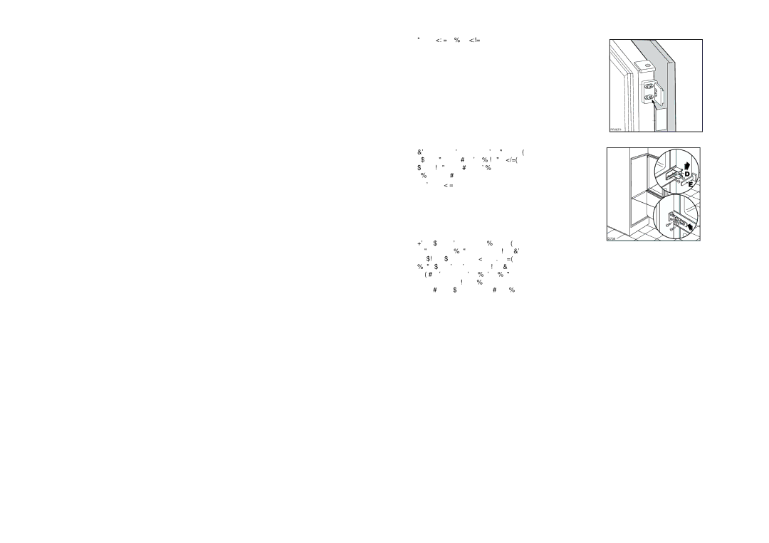 Electrolux TBFF 37 installation instructions D734 