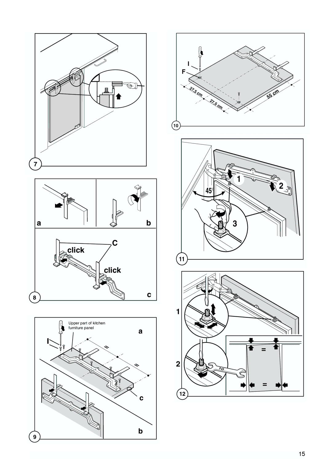 Electrolux TBUL 140 installation instructions Click 