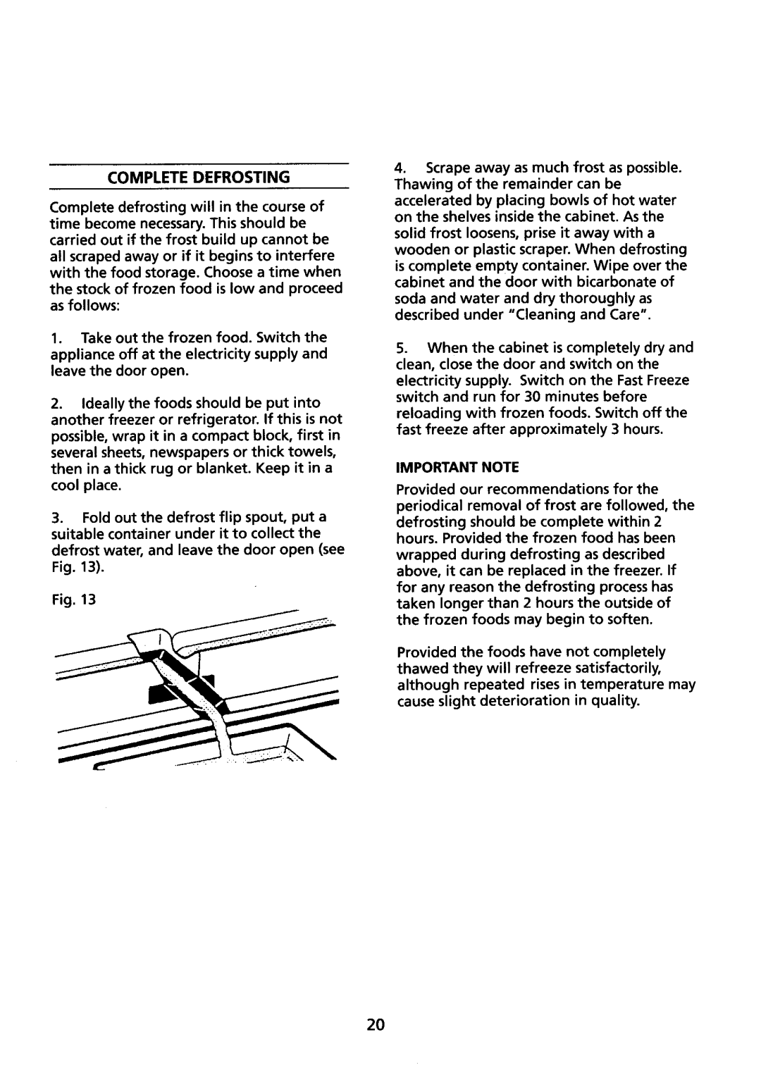 Electrolux TF 349, TF 319 manual 