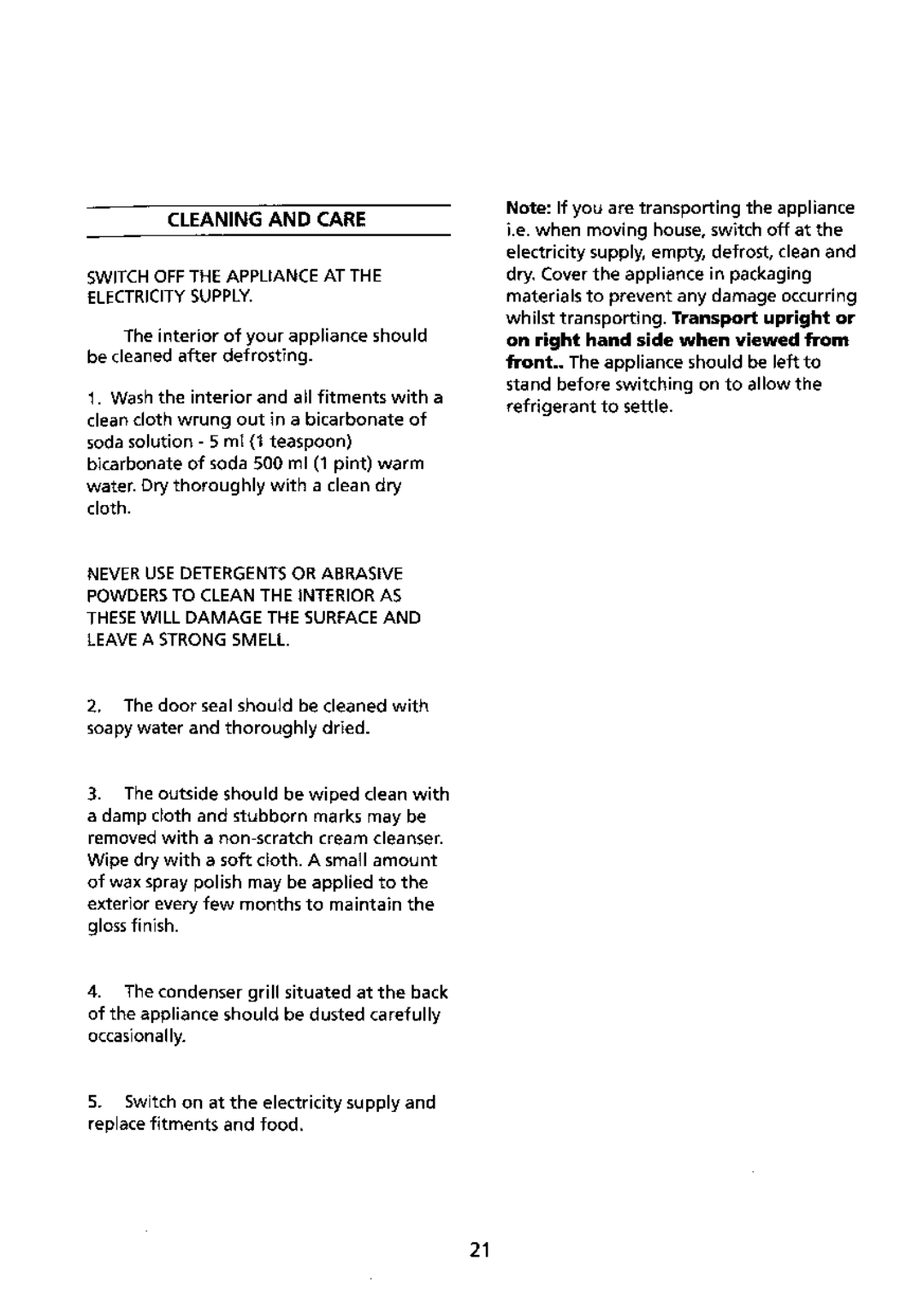 Electrolux TF 319, TF 349 manual 