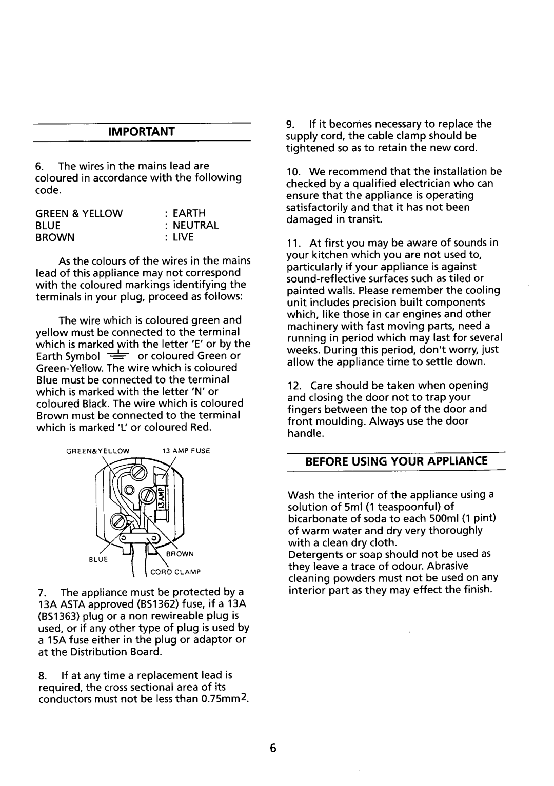 Electrolux TF 349, TF 319 manual 