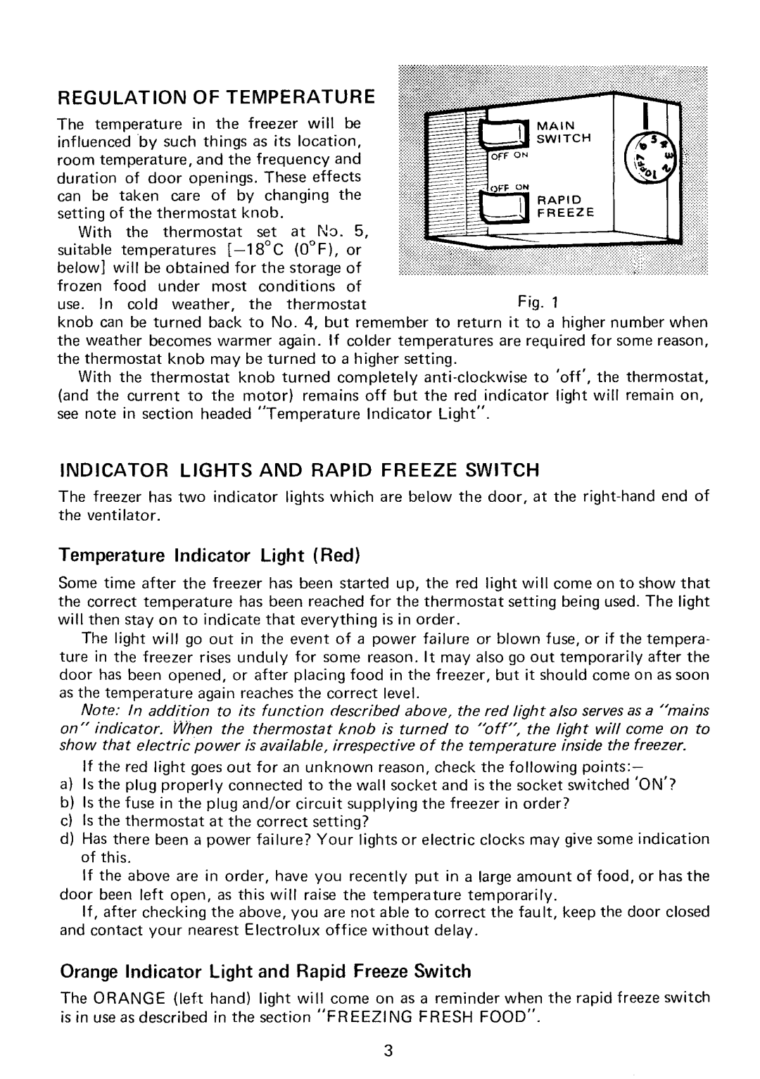 Electrolux TF110 manual 