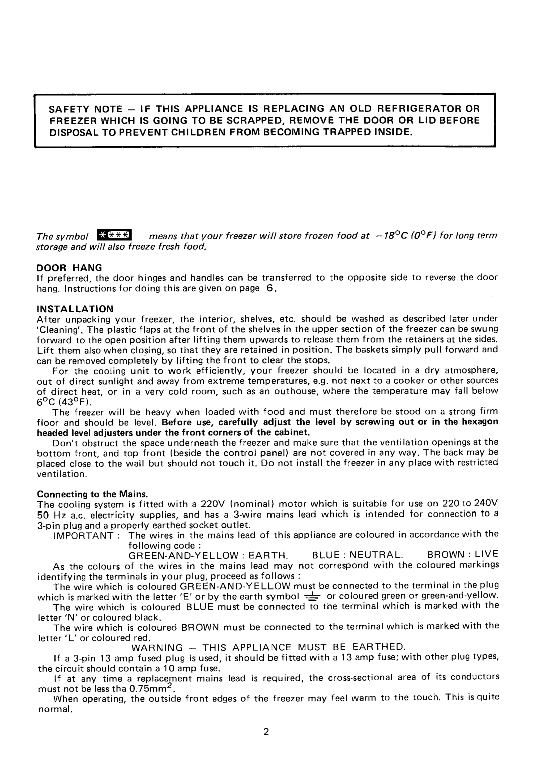 Electrolux TF1131 manual 