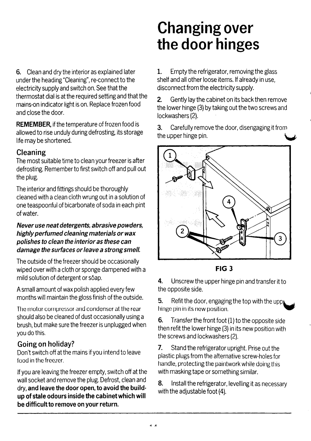 Electrolux TF421 manual 