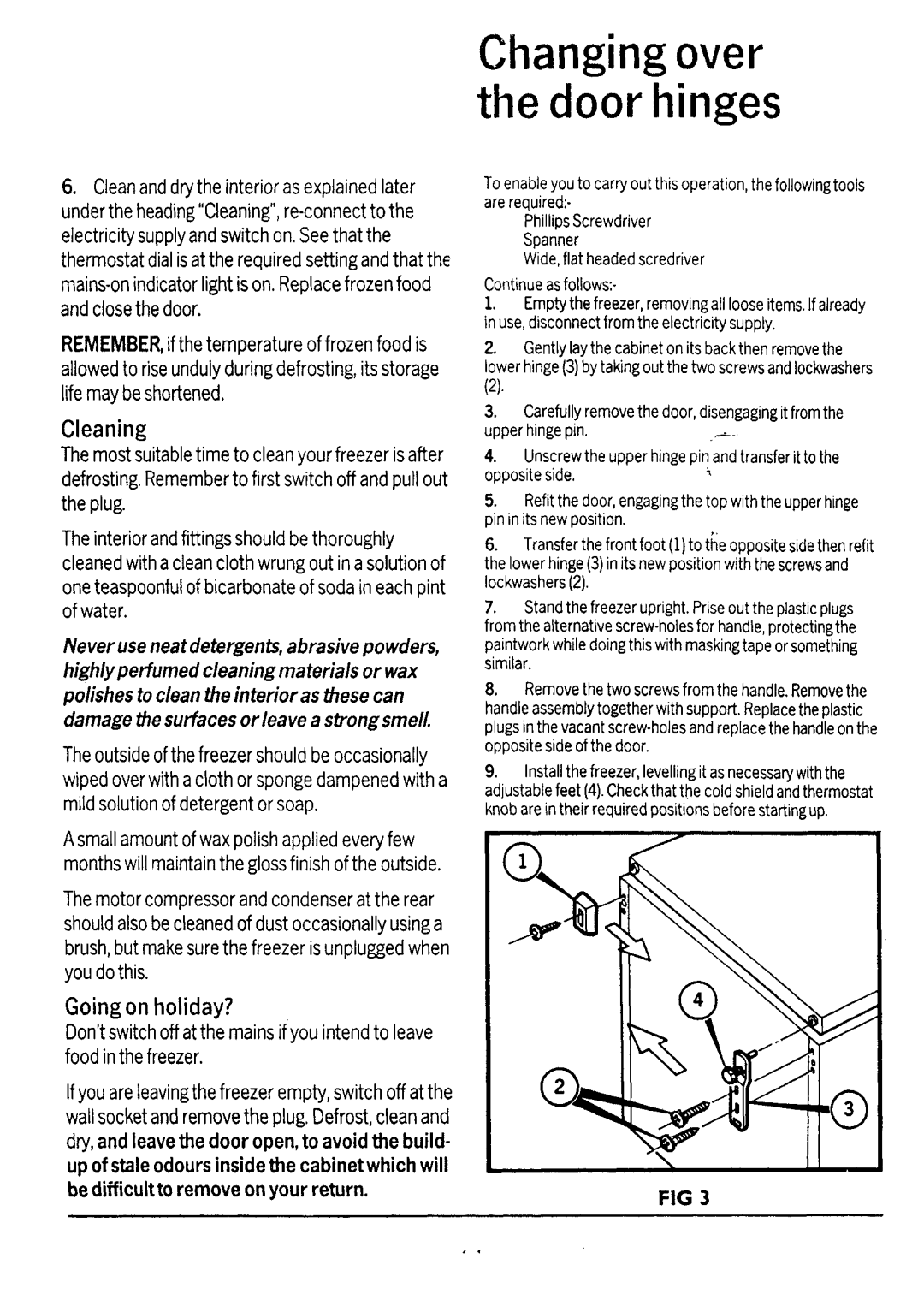 Electrolux TF422 manual 