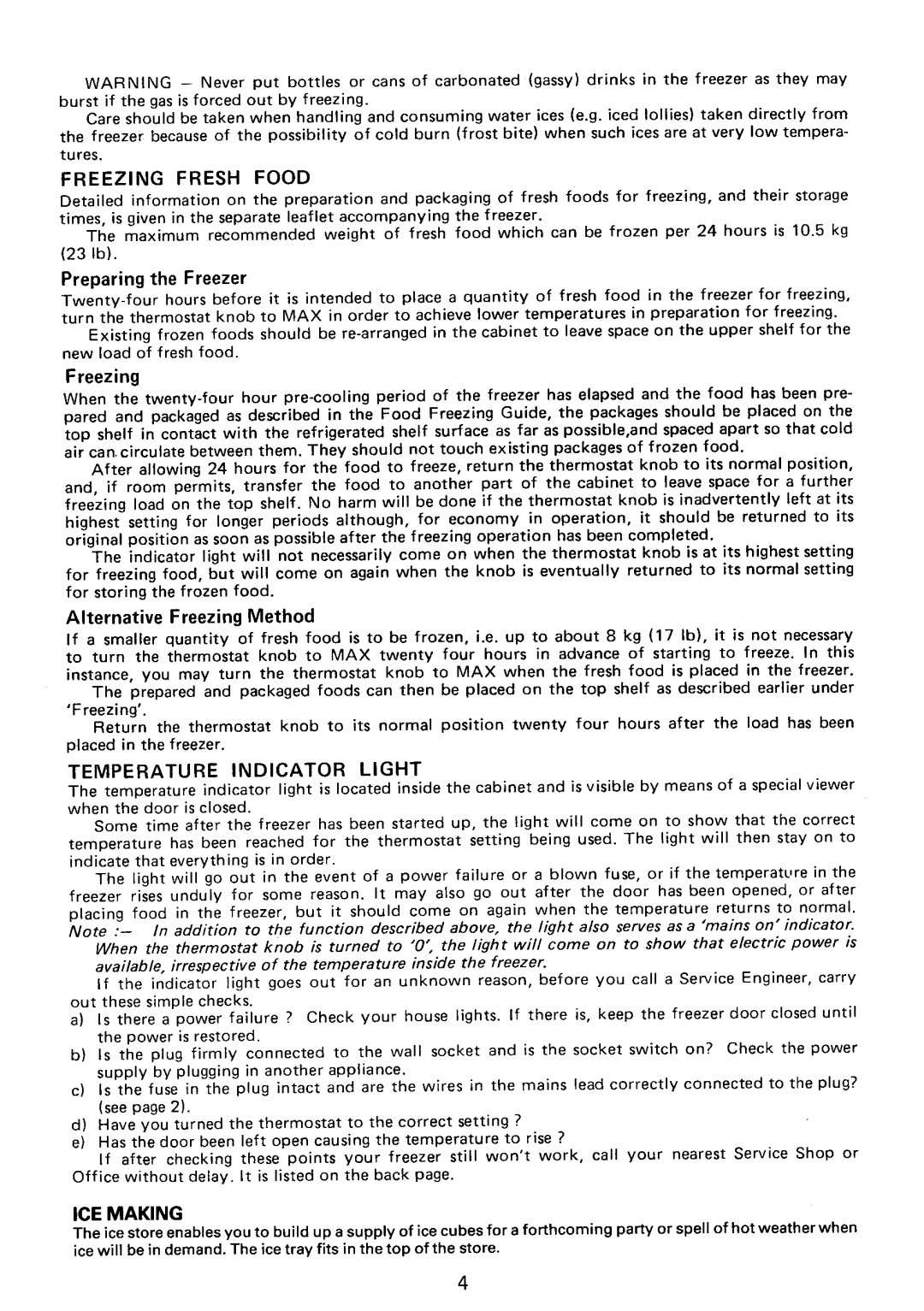 Electrolux TF465A manual 