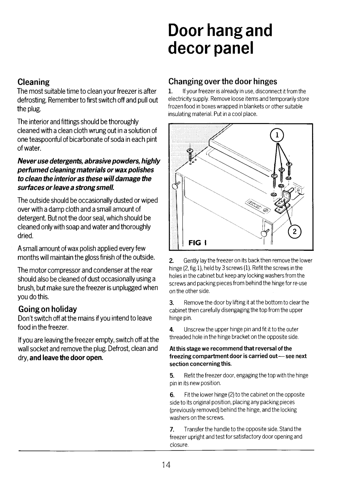 Electrolux TF471 manual 