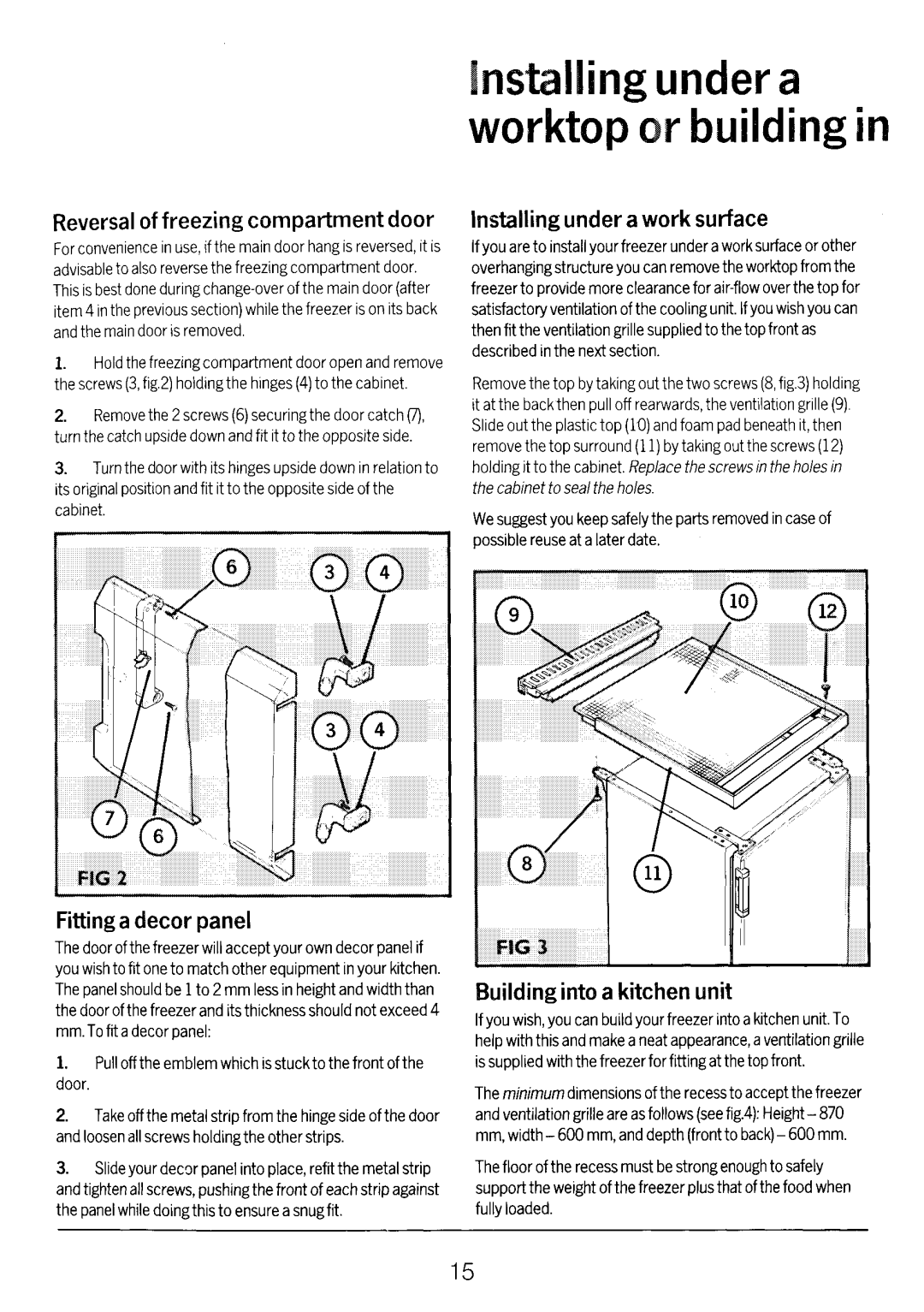 Electrolux TF471 manual 