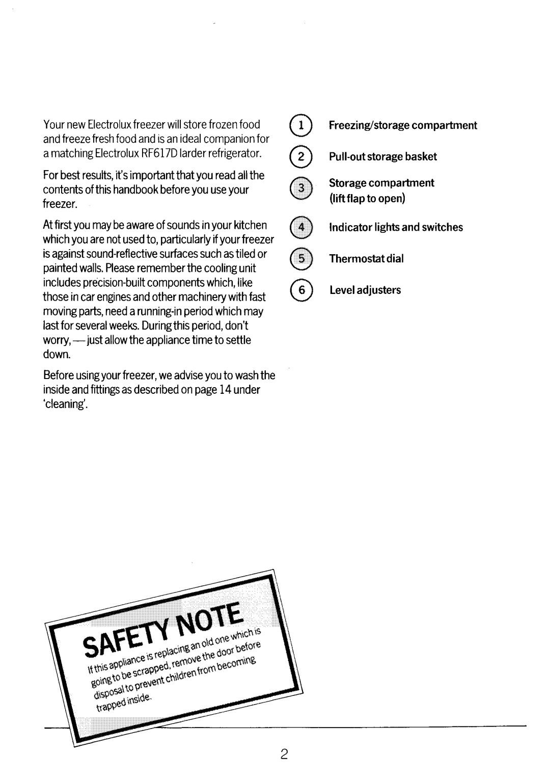 Electrolux TF471 manual 