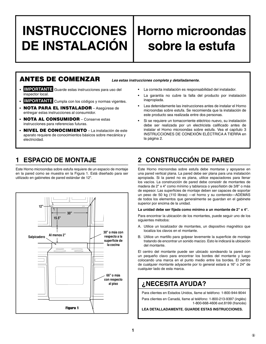 Electrolux TINSEB484MRR0 Antes DE Comenzar, Espacio DE Montaje, Construcción DE Pared, ¿Necesita Ayuda? 