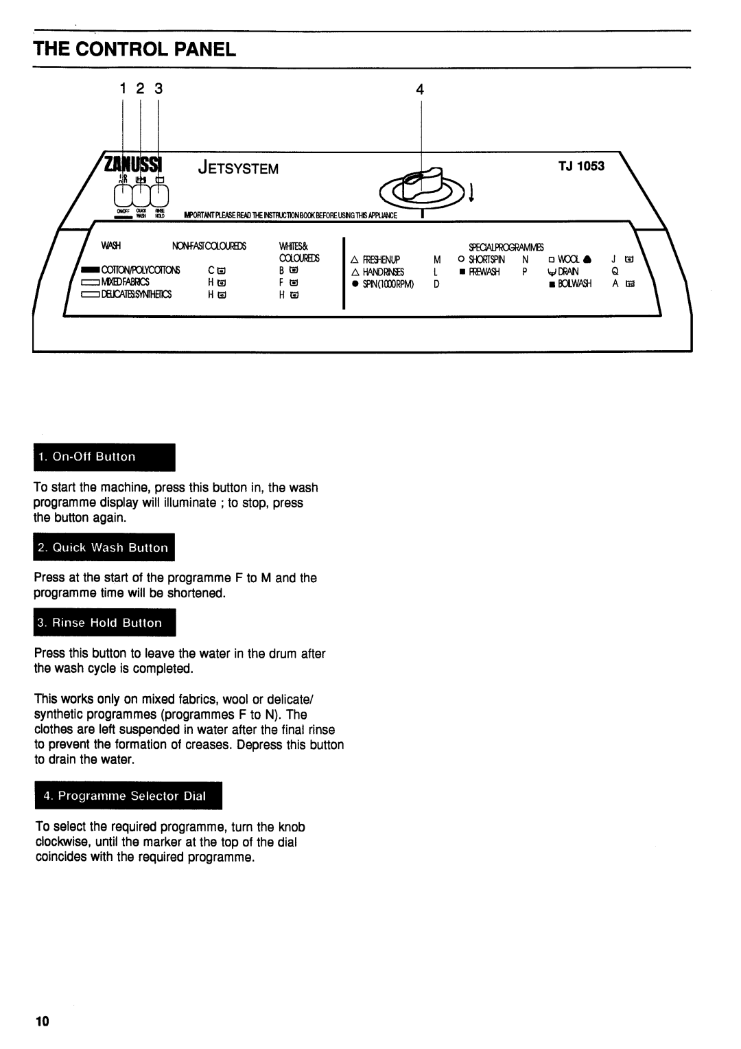 Electrolux TJ1053 manual 