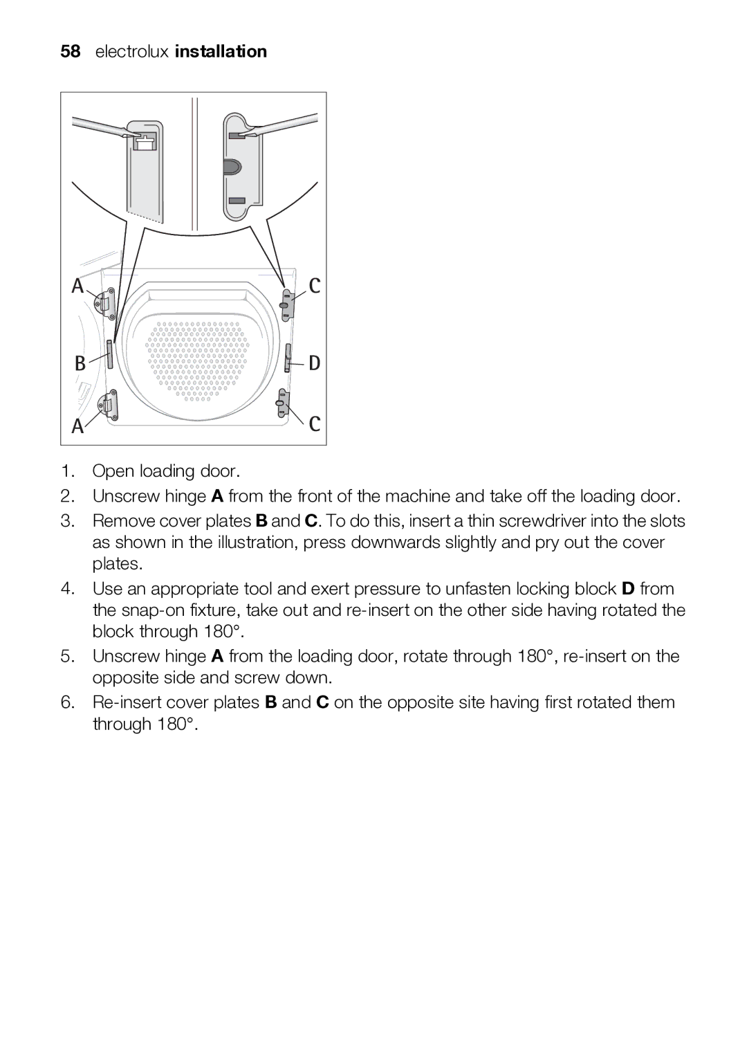 Electrolux TK SL5 E user manual Electrolux Installation 