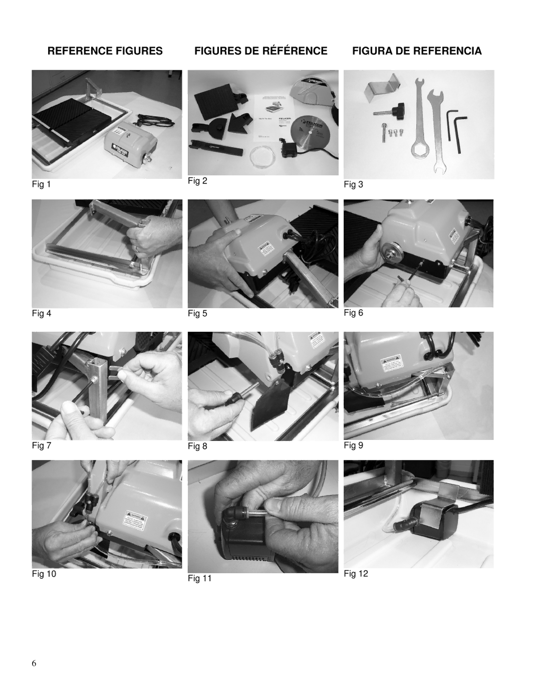 Electrolux TM-75 operating instructions Figures DE Référence 