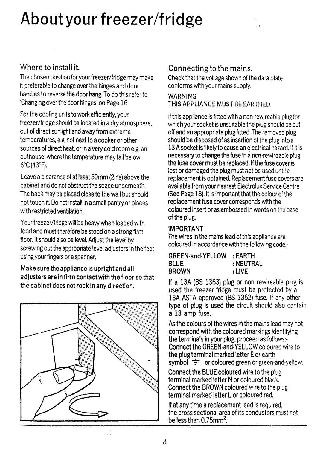 Electrolux TR1056 manual 