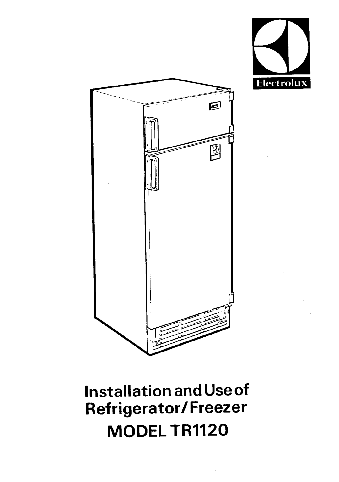 Electrolux TR1120 manual 