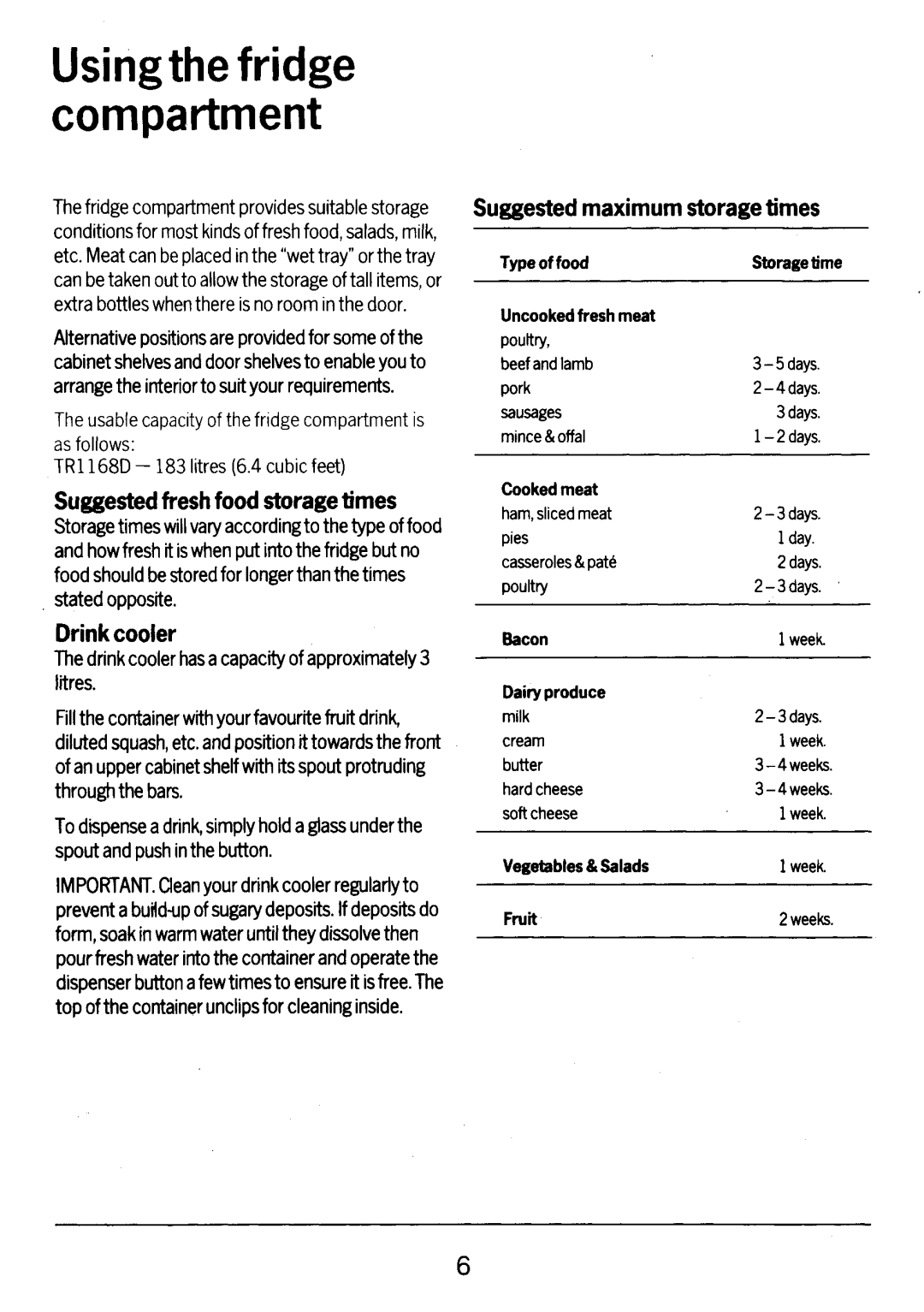 Electrolux TR1168D manual 