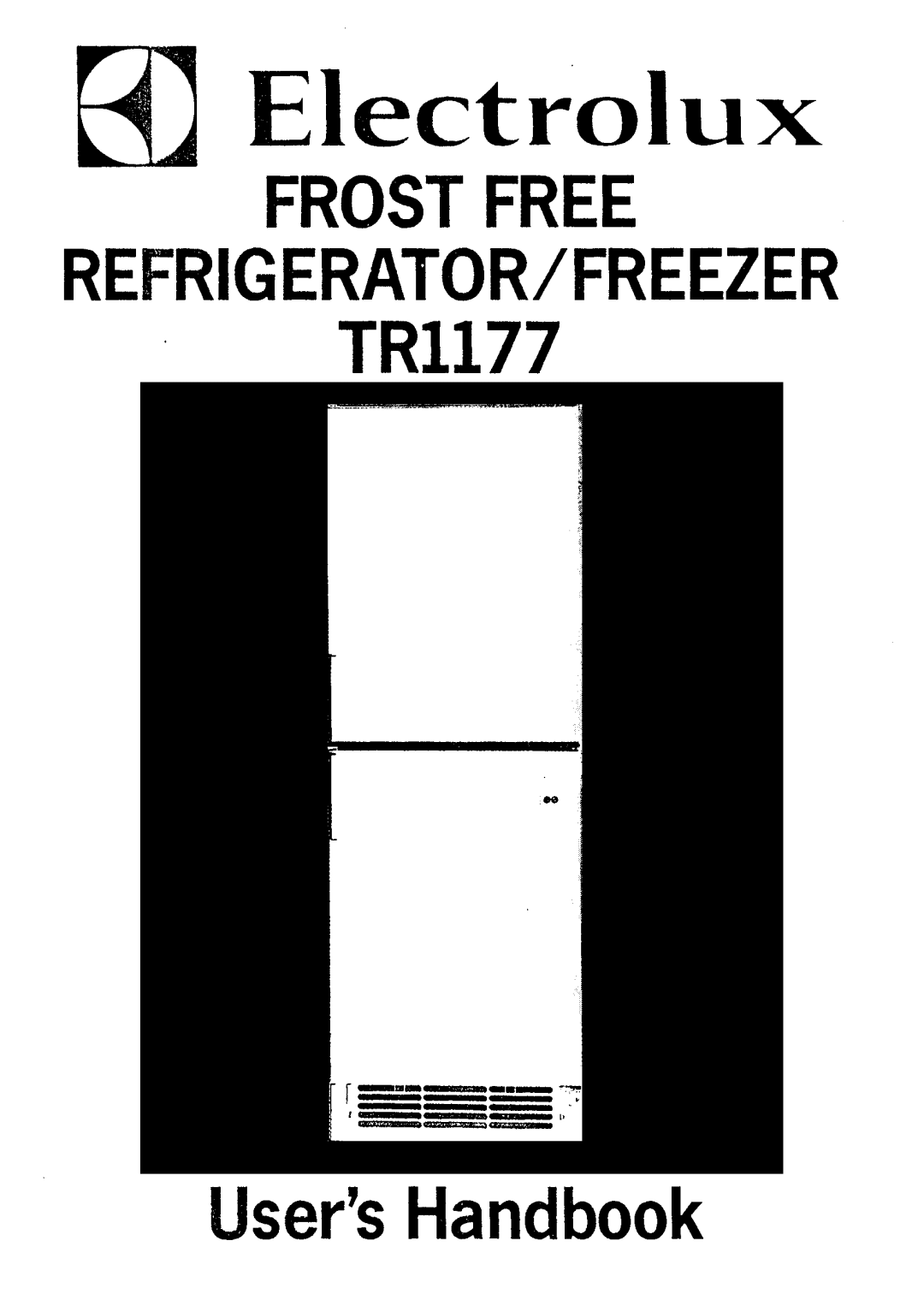 Electrolux TR1177 manual 