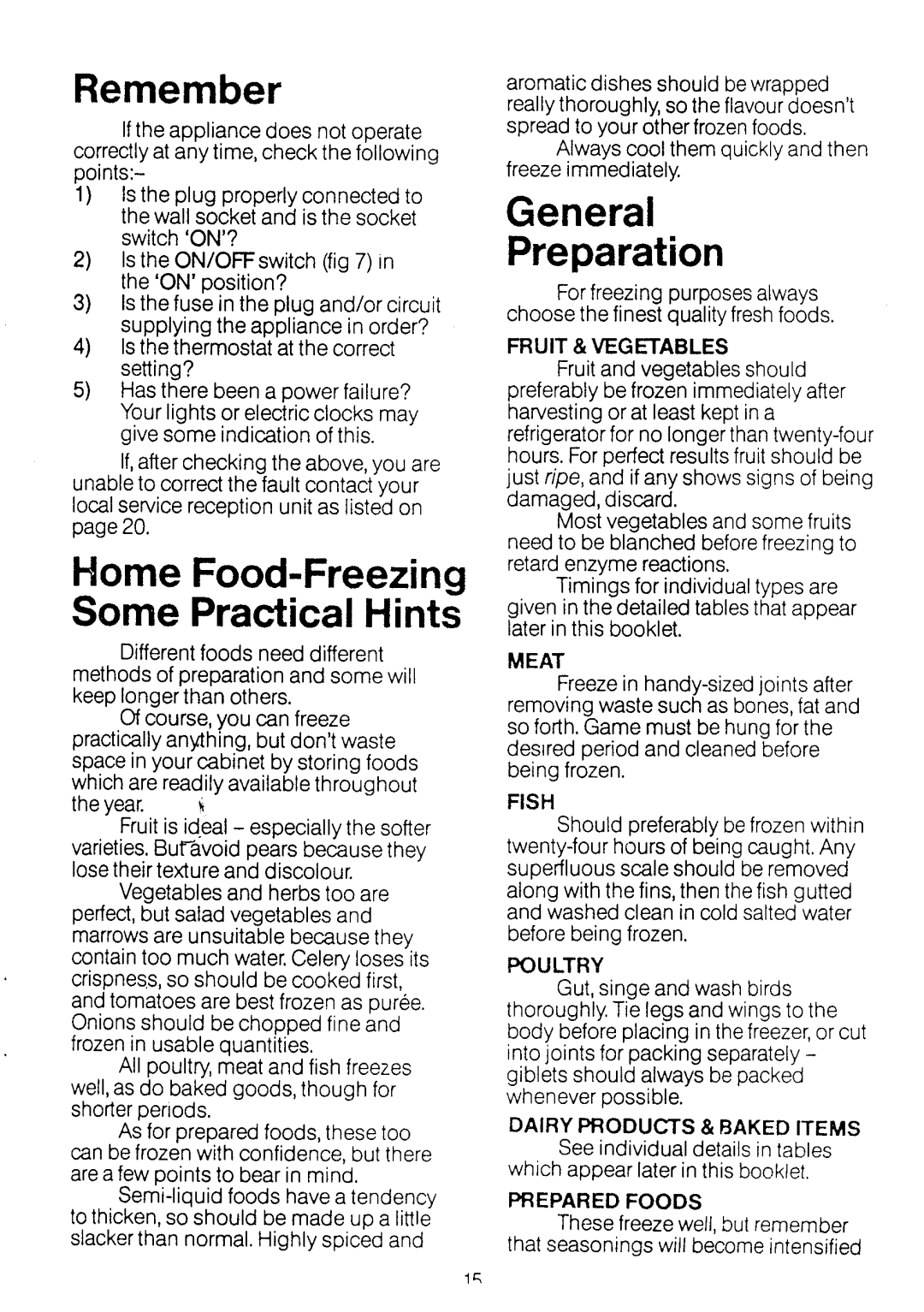 Electrolux TR1177 manual 