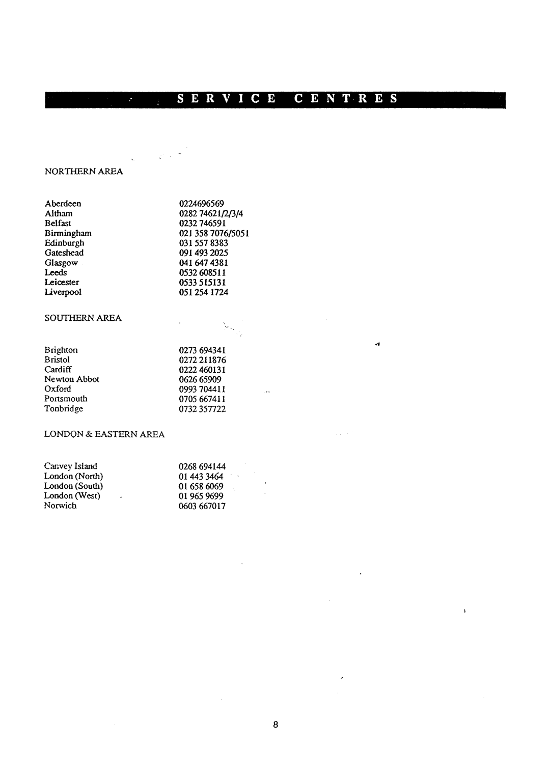 Electrolux TR1178 manual 