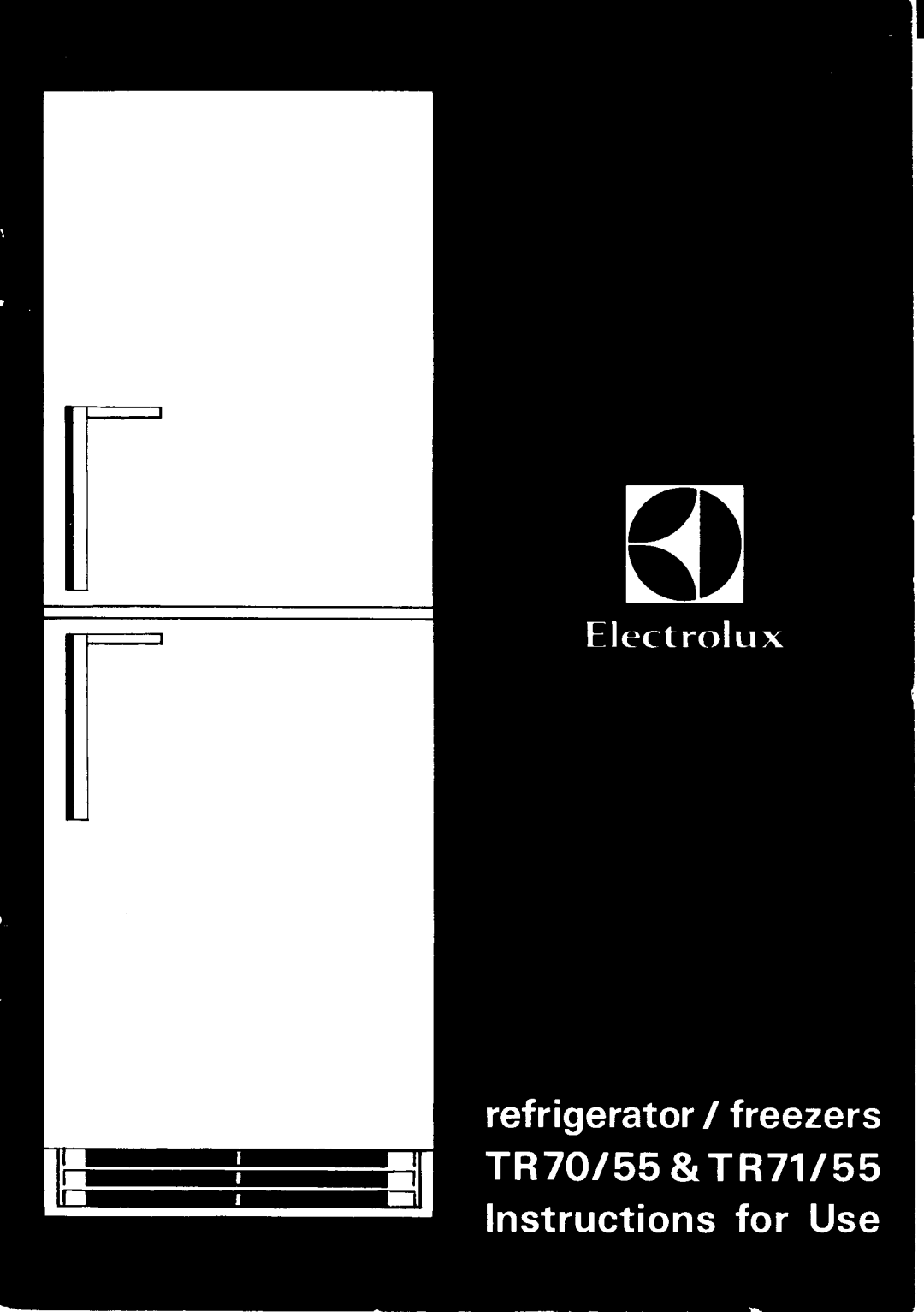 Electrolux TR70/55, TR71/55 manual 