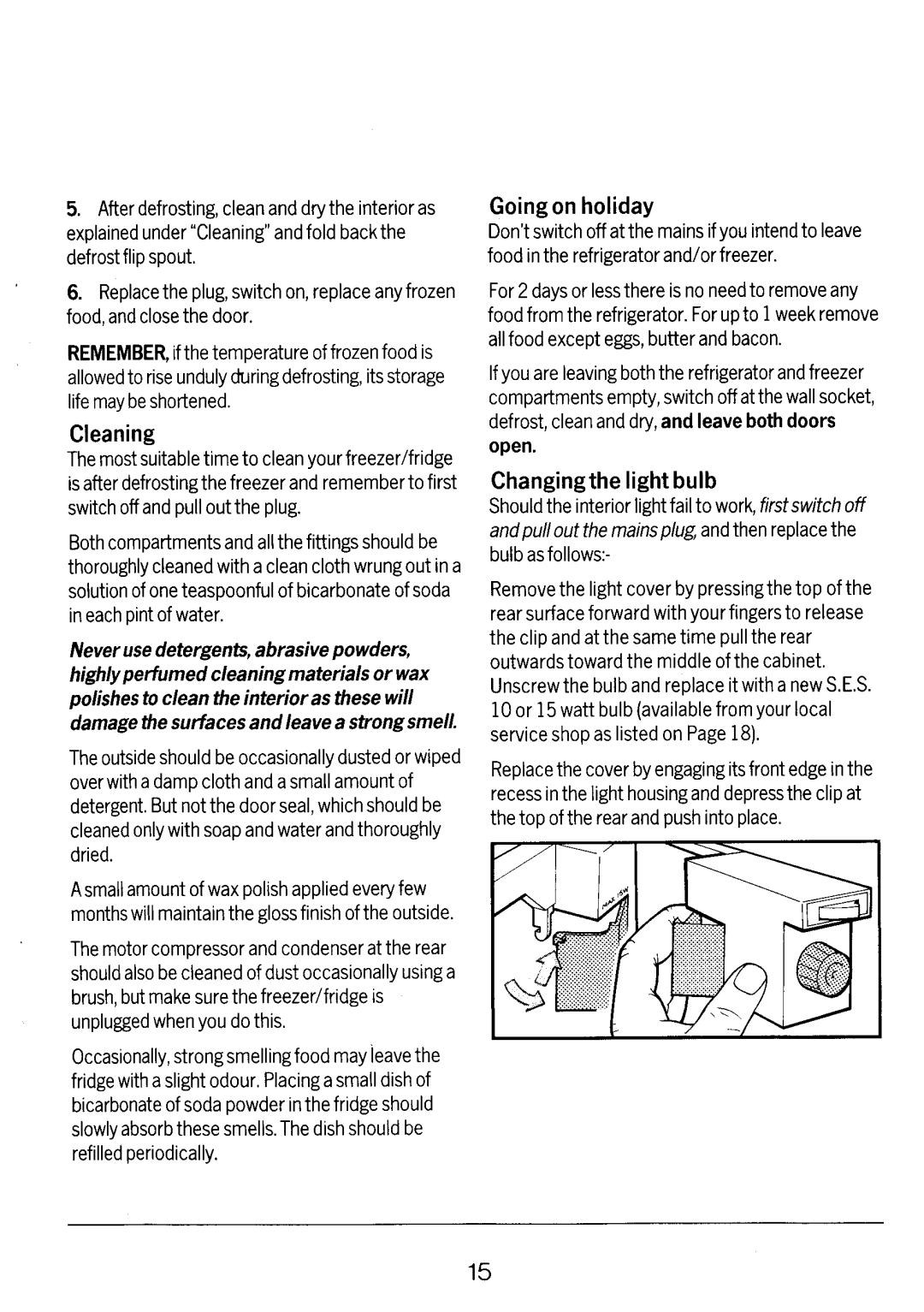 Electrolux TR915A manual 