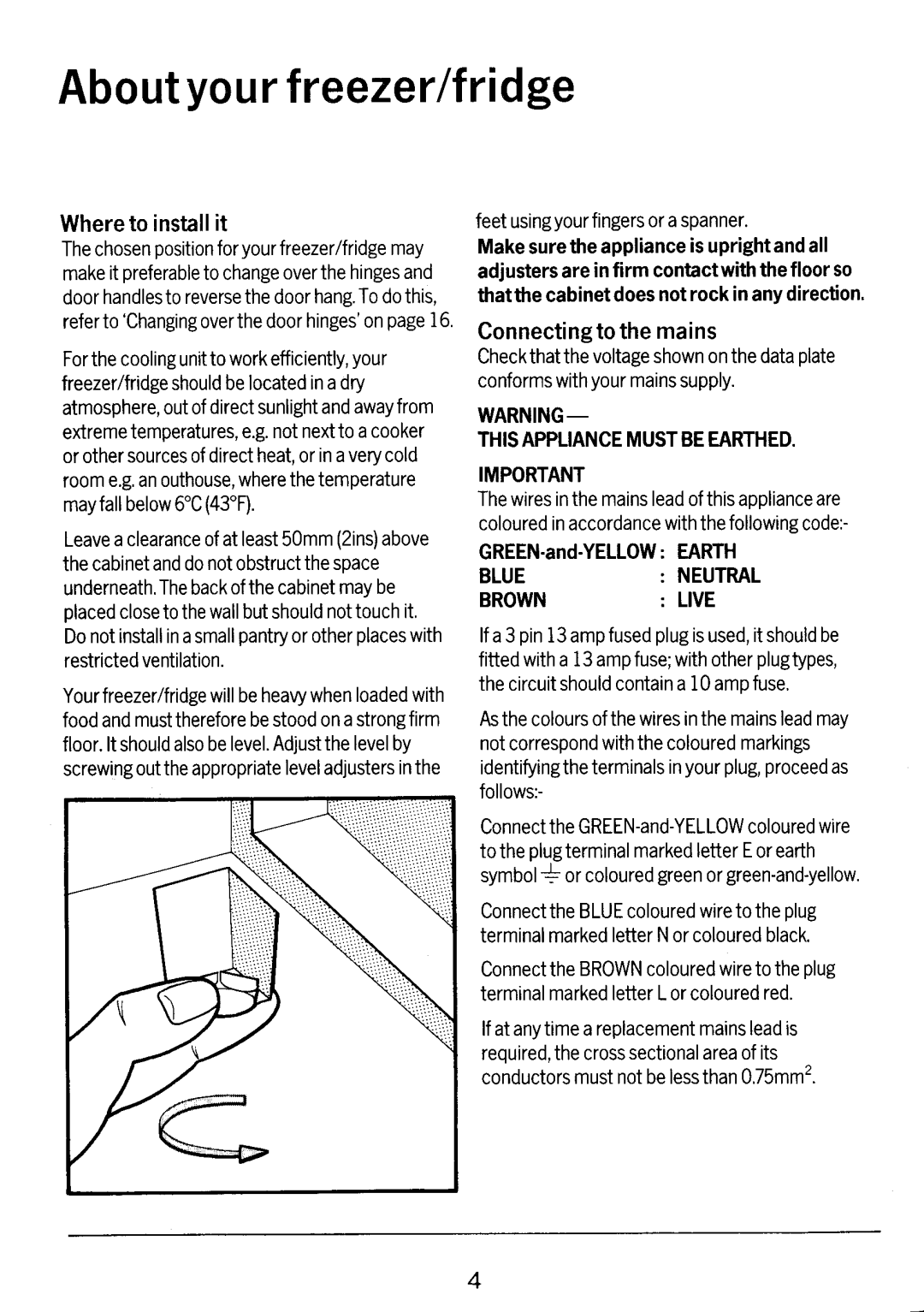 Electrolux TR915A manual 