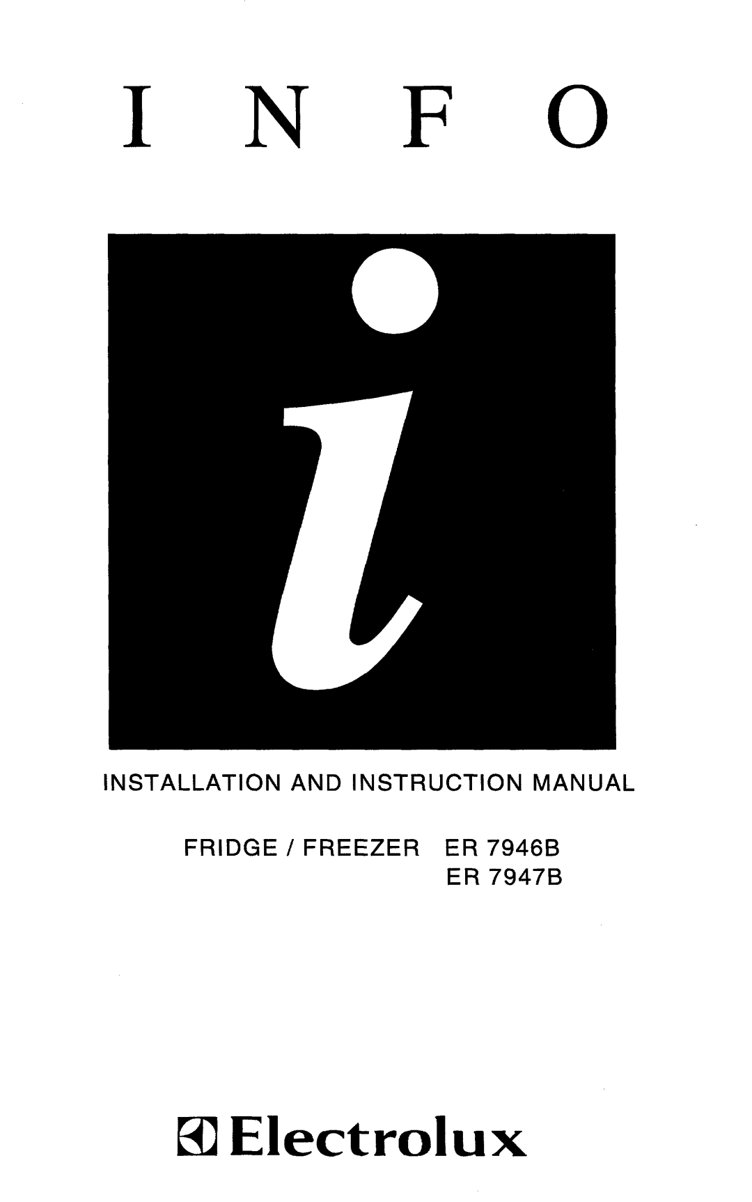 Electrolux U01204 manual 