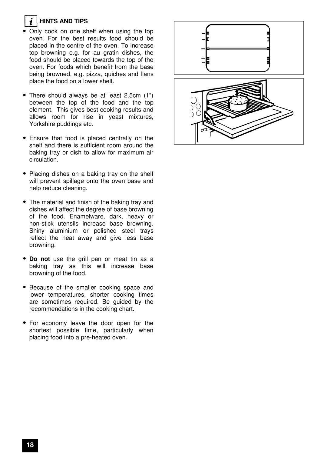 Electrolux U03059 installation instructions Hints and Tips 