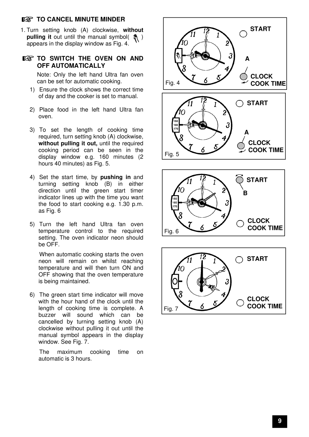 Electrolux U03059 installation instructions To Cancel Minute Minder 