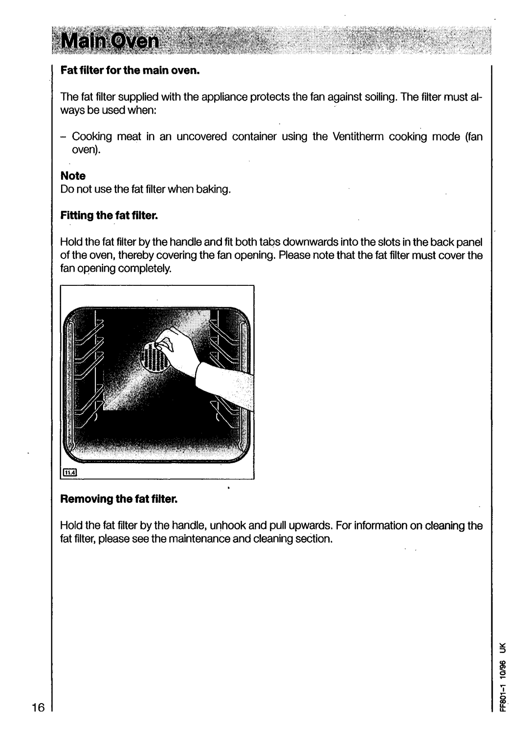 Electrolux U03070 manual 