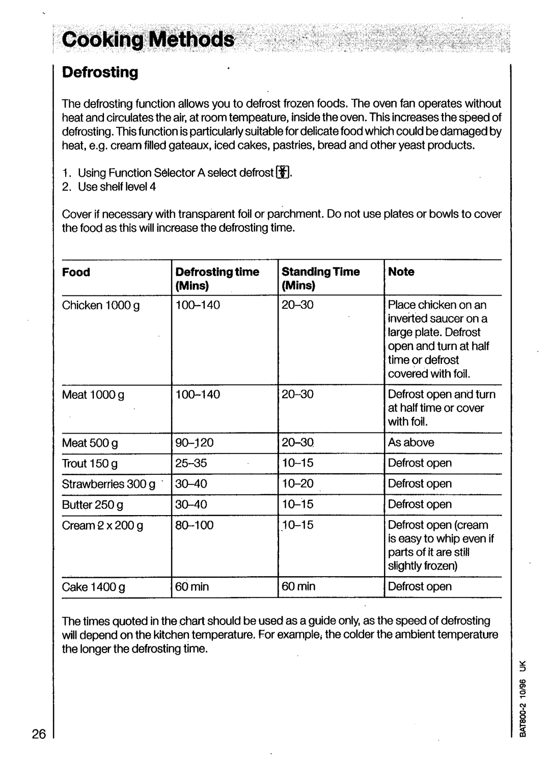 Electrolux U03070 manual 