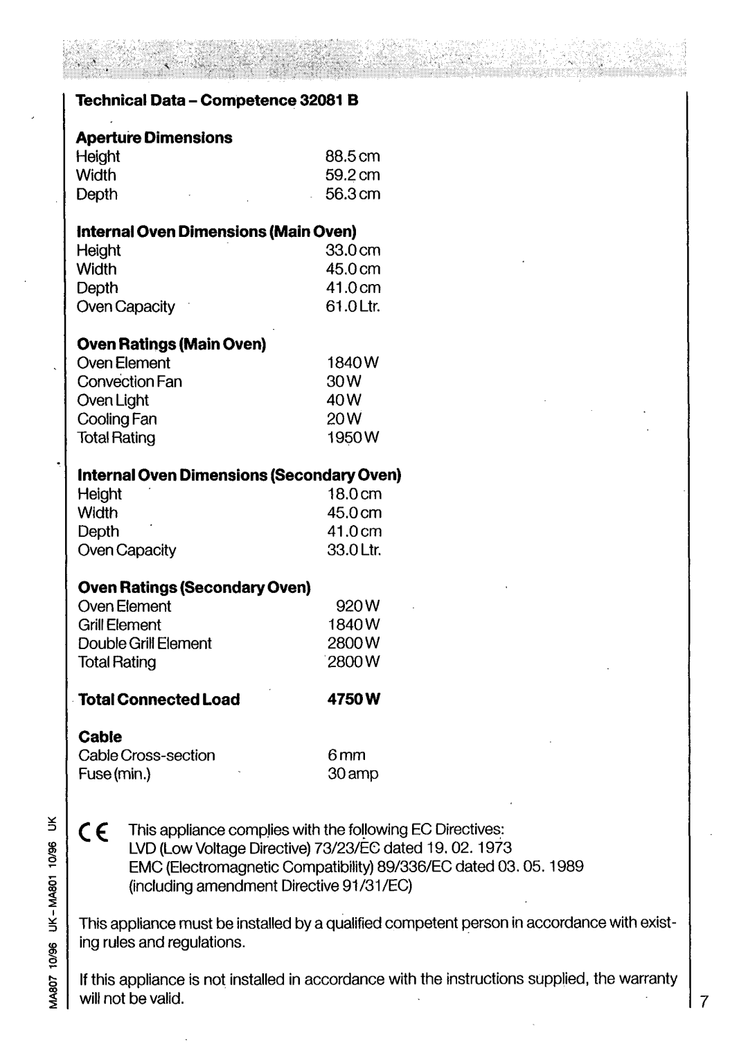 Electrolux U03070 manual 