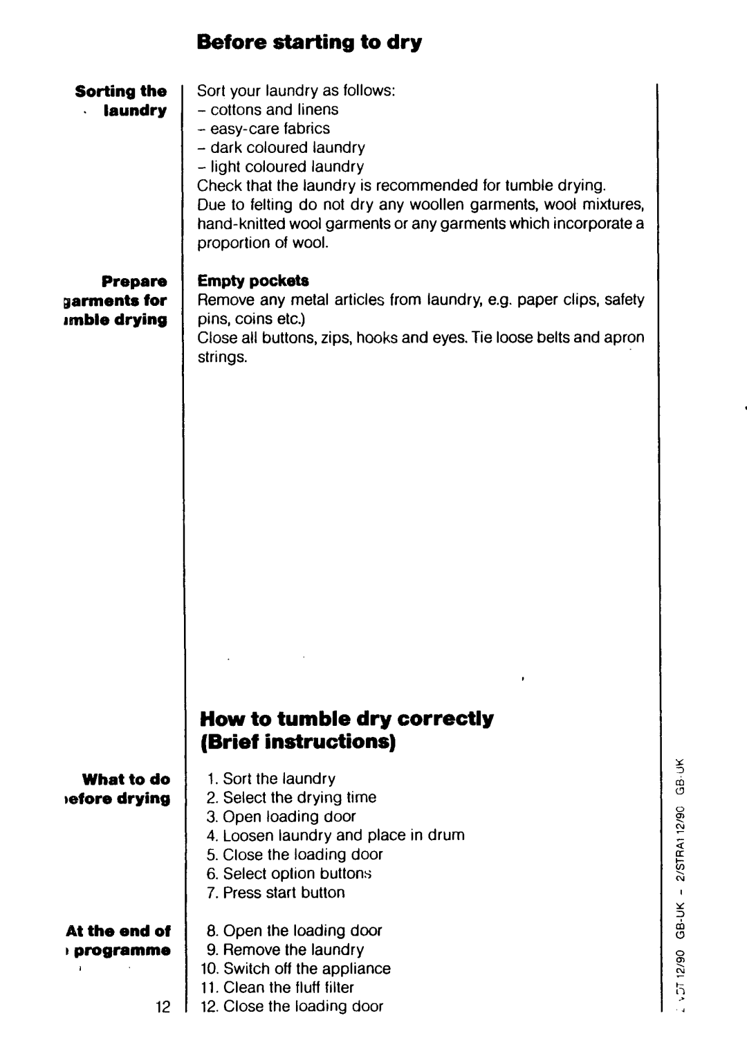 Electrolux U04167 manual 