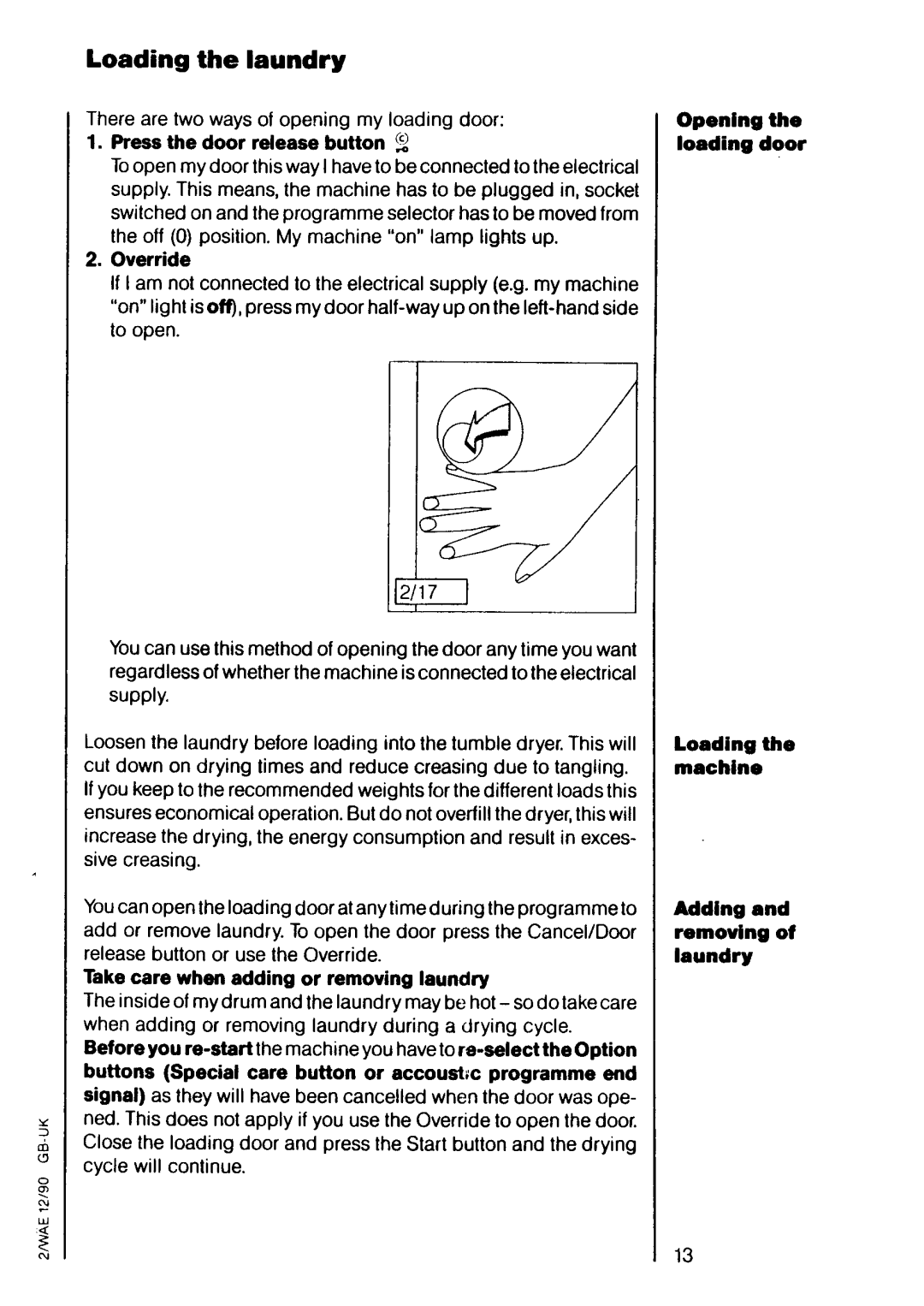 Electrolux U04167 manual 