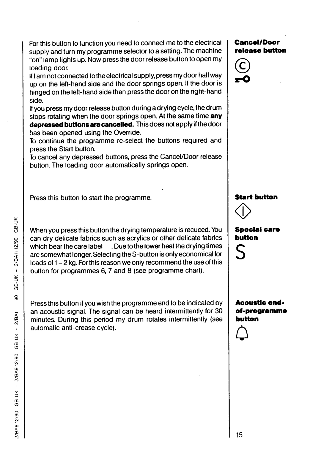 Electrolux U04167 manual 