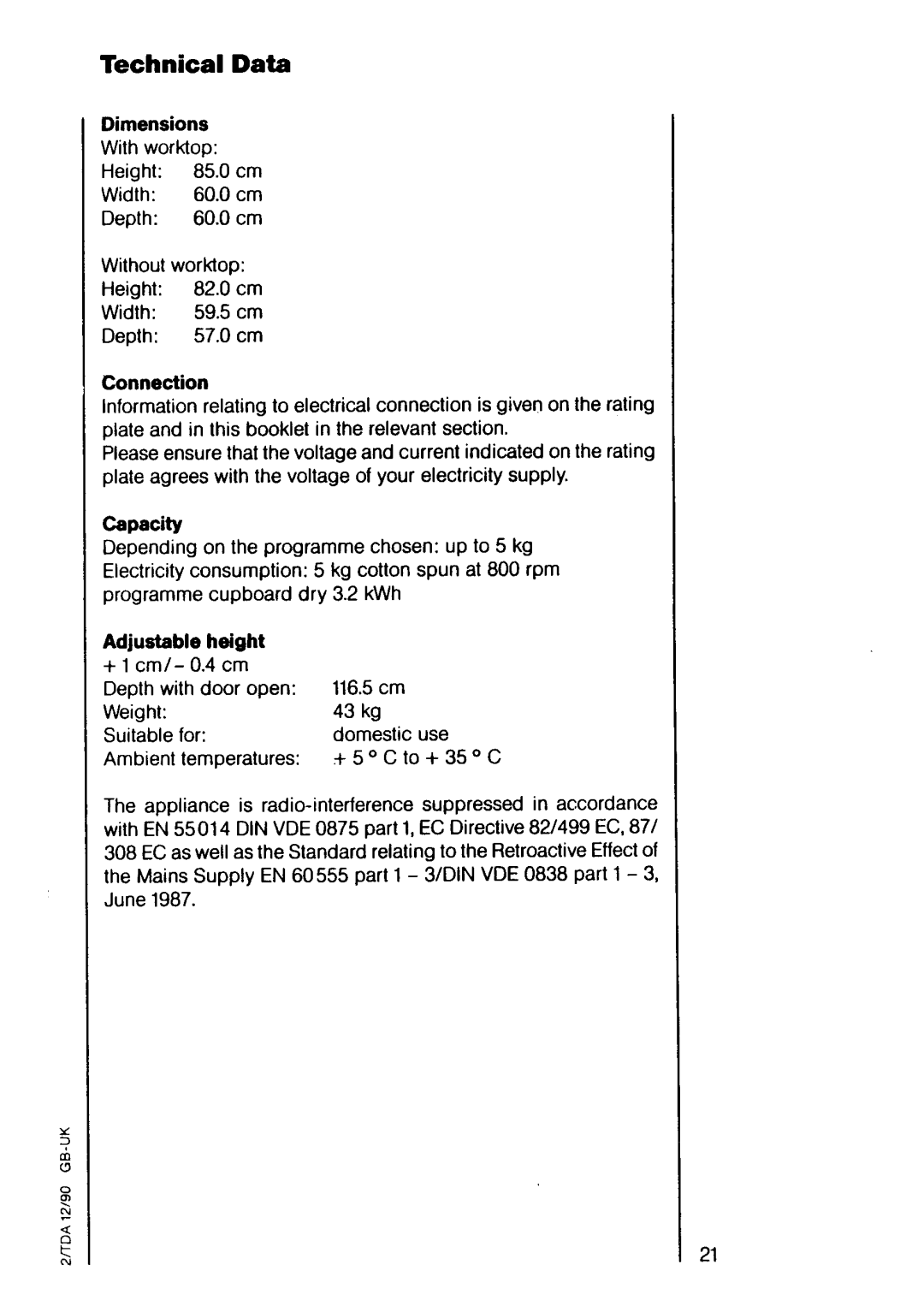 Electrolux U04167 manual 