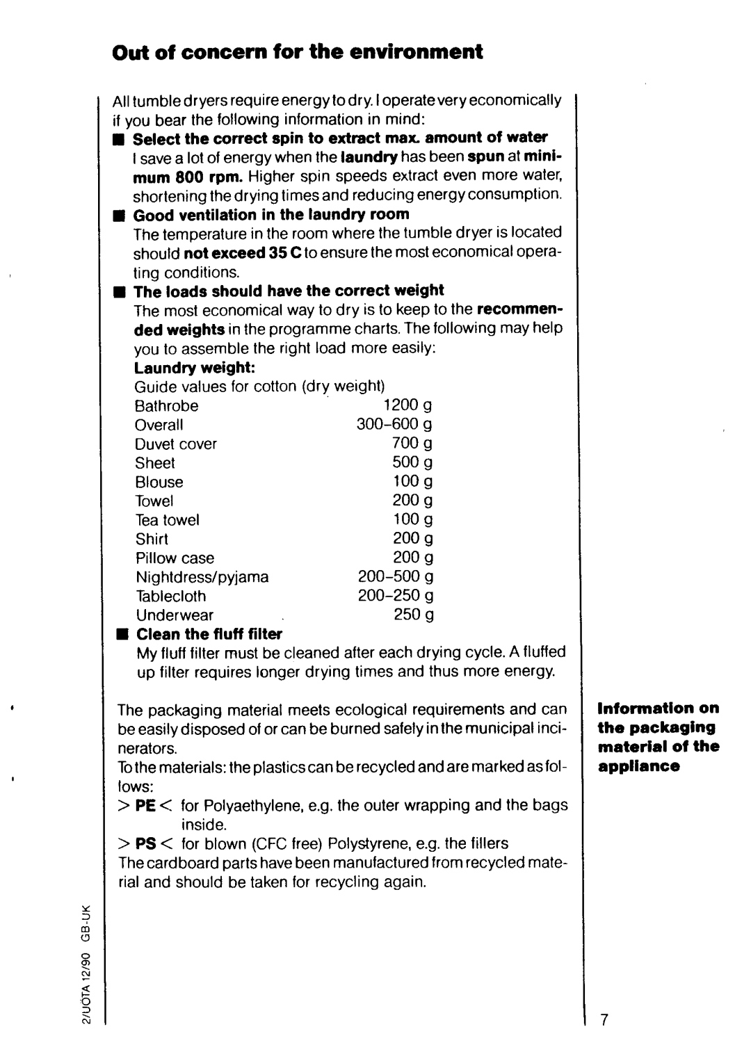 Electrolux U04167 manual 