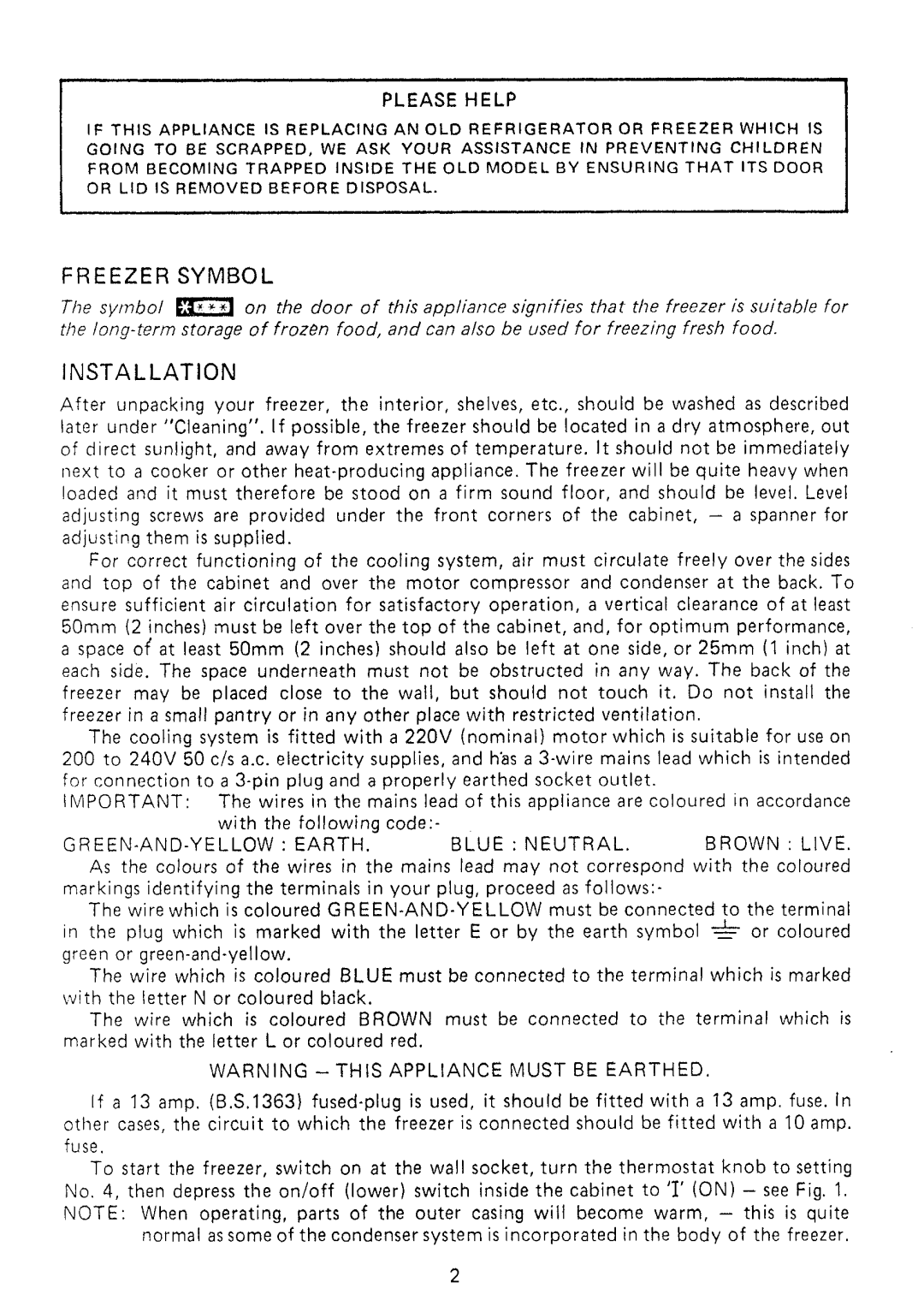 Electrolux U04454 manual 