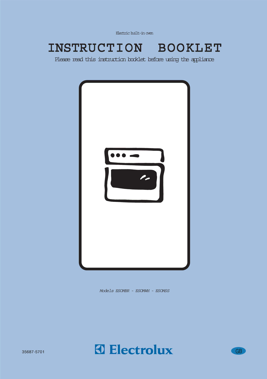 Electrolux U26226 manual Instruction Booklet 