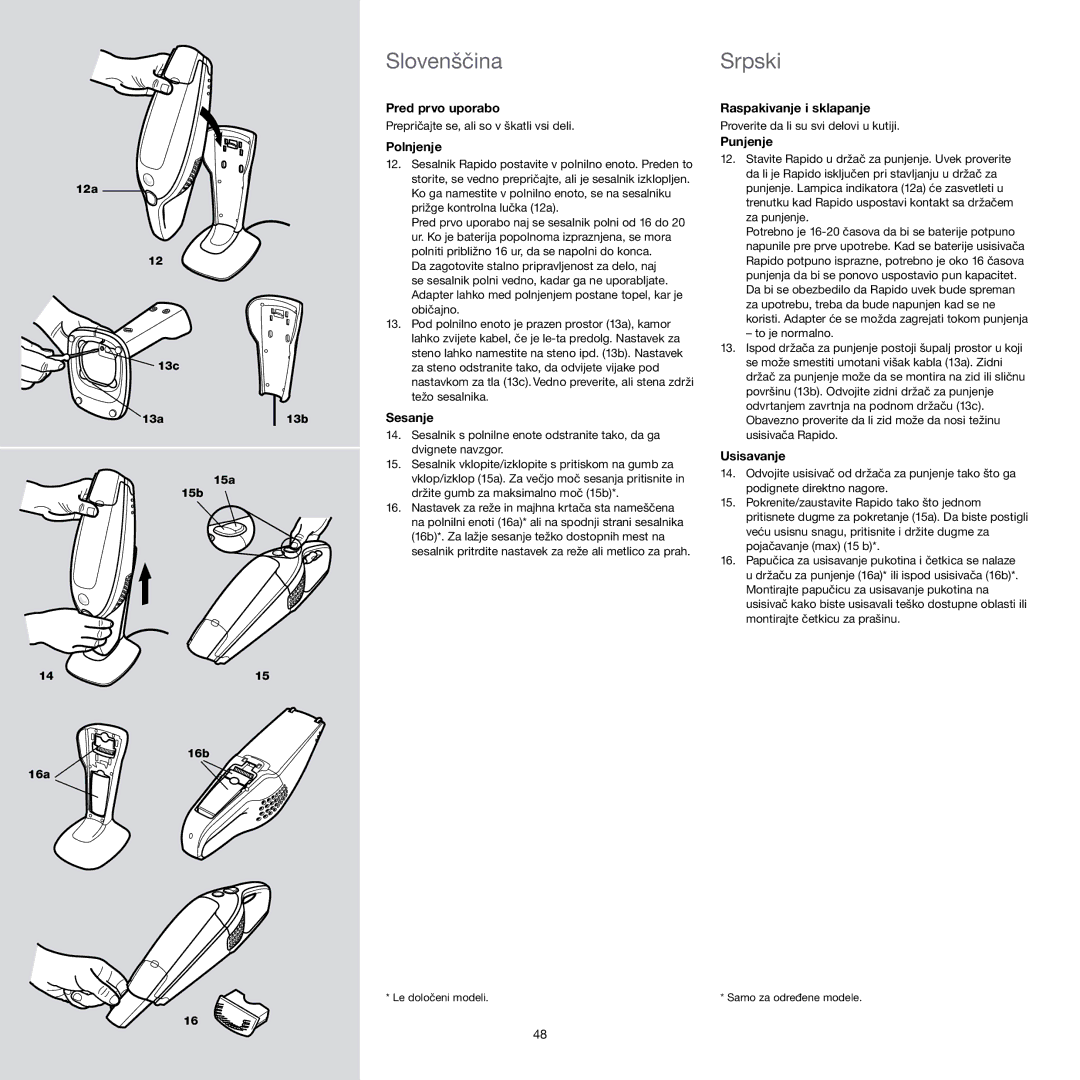 Electrolux Vacuum Cleaner manual Slovenščina 