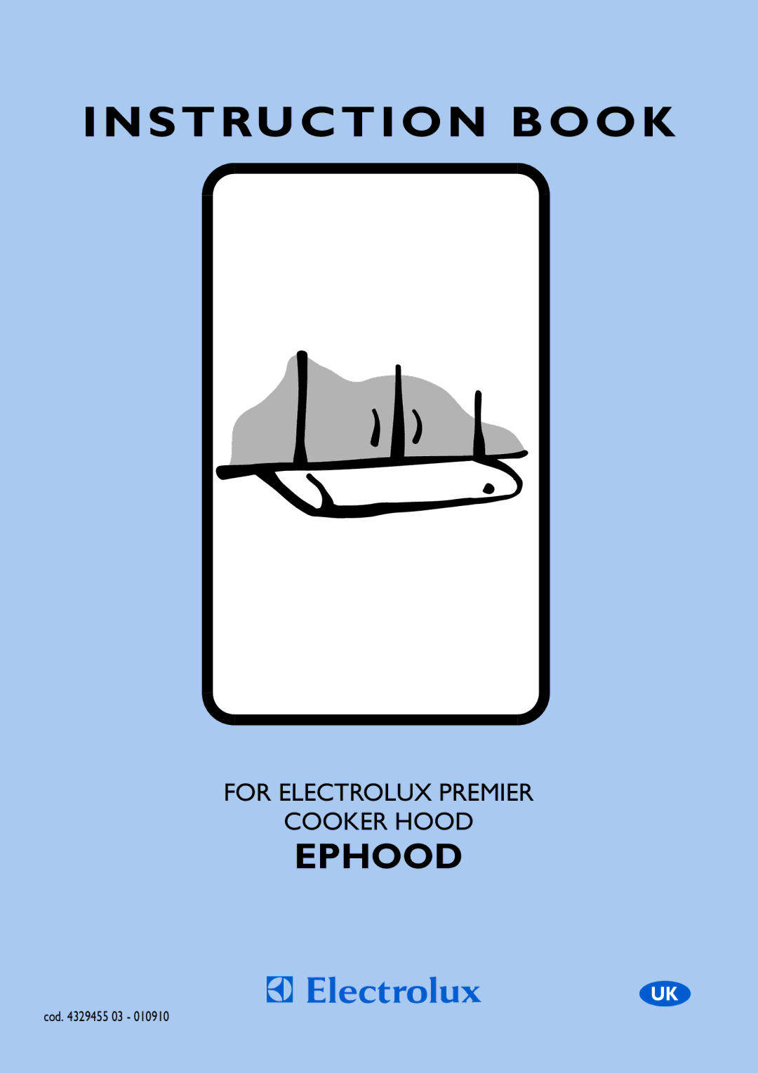 Electrolux Ventilation Hood manual Instruction Book, Cod 03 