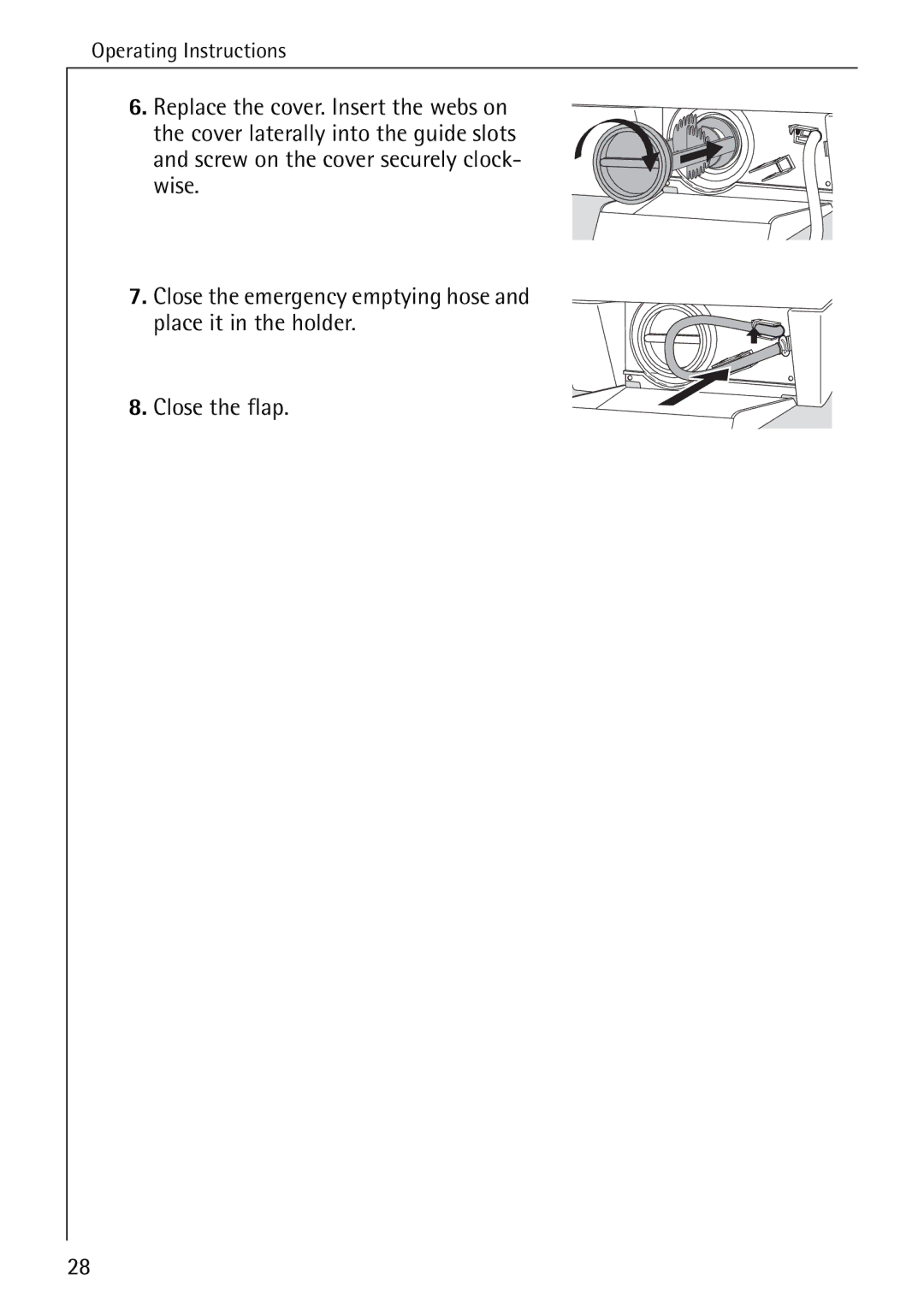 Electrolux W 1450 manual Operating Instructions 