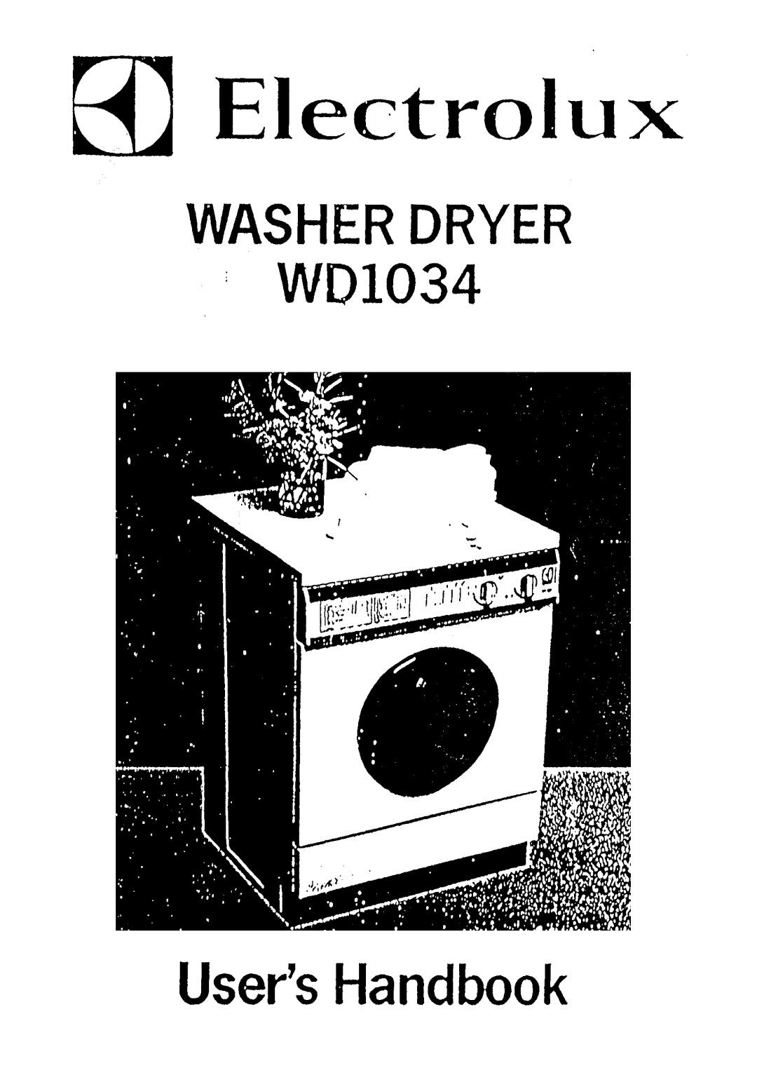 Electrolux WD1034 manual 